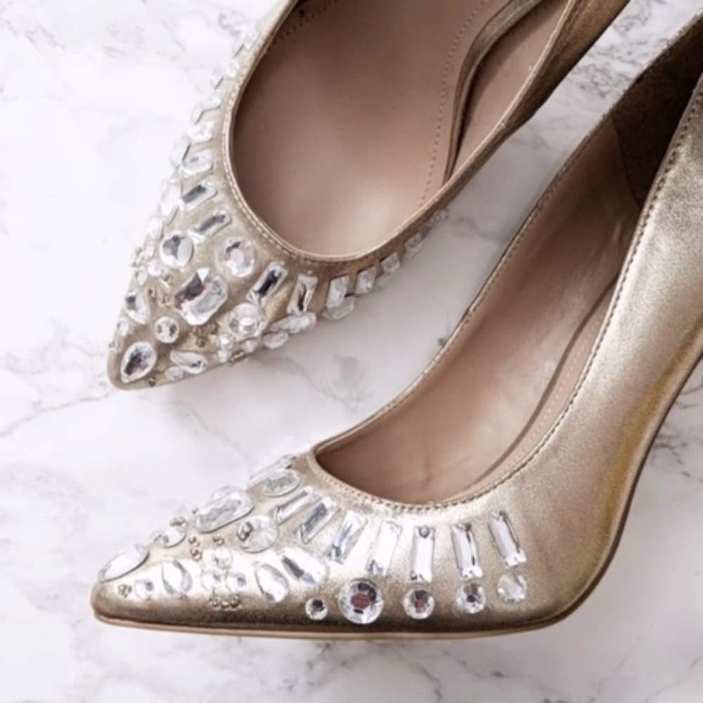 Steve Madden Jeweled Pumps